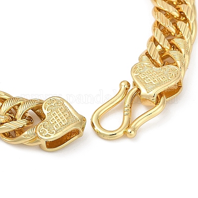 Латунь ссылку браслет материалы KK-F891-15G-1