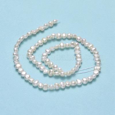 Нити из натурального культивированного пресноводного жемчуга PEAR-A005-05D-01-1