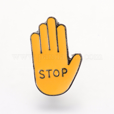 Сплавные эмалевые броши JEWB-Q026-81B-1