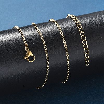 Ожерелье из нержавеющей стали 304 с цепочкой STAS-T040-PJ205-40-1