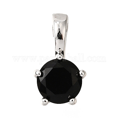 Латунные микро проложить кубического циркония подвески KK-D356-05E-P-1