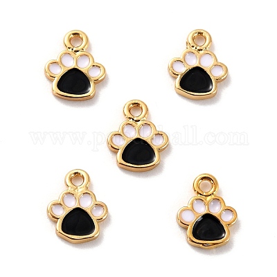 Латунь эмаль подвески KK-P207-010G-RS-1