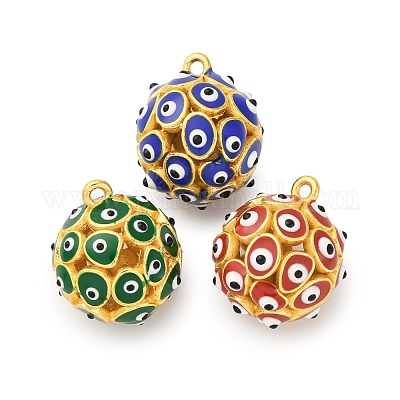 Латунь эмаль подвески KK-F895-06G-1