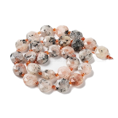 Натуральный Sunstone бисер пряди G-NH0004-021-1