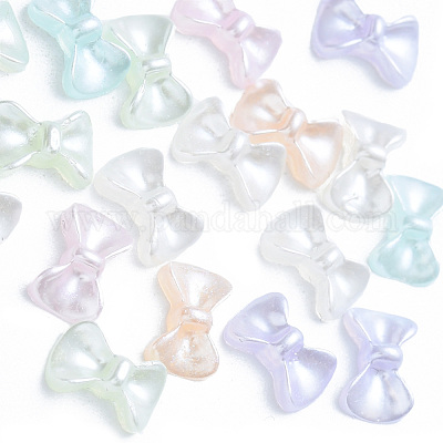 Cabochons de perles imitation résine&nbsp;CRES-N030-024-A-1
