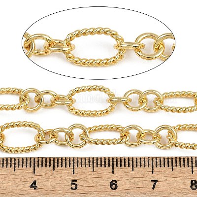 Латунь Figaro цепи CHC-L054-04G-1