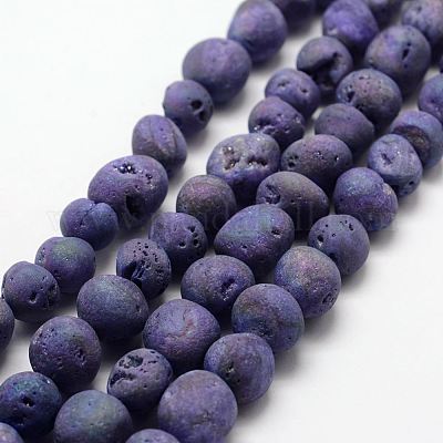 Гальванические природный кристалл кварца бусы пряди G-K174-02D-1