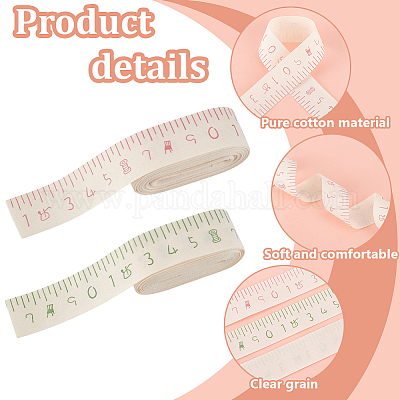 2 рулон 2 цвета 4.5м хлопковая лента с принтом OCOR-PH0005-14-1