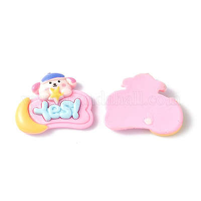 Непрозрачные кабошоны из смолы CRES-P023-01C-1