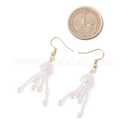 Серьги-подвески из нержавеющей стали 304 EJEW-MZ00454-01-1