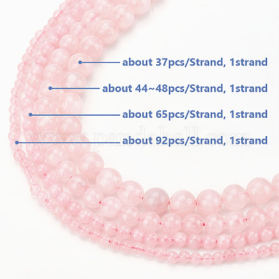 Природного розового кварца нитей бисера G-OC0001-02M-1