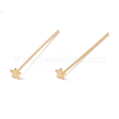 Латунные штифты со звездочкой FIND-B009-02G-1