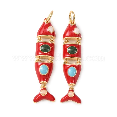 Латунь эмаль подвески KK-C143-44A-G-1