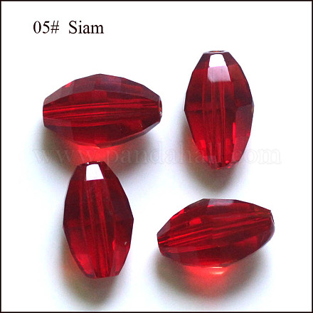 Abalorios de cristal austriaco de imitación SWAR-F056-11x8mm-05-1