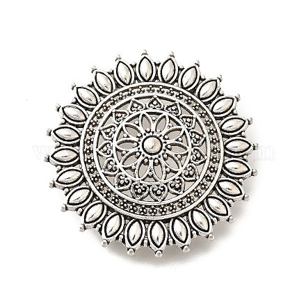 Тибетский стиль сплава цветок многожильных соединения PALLOY-D291-01AS-02-1