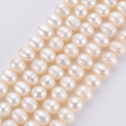 Natural Cultured Freshwater Pearl Beads Strands PEAR-R063-39A-1