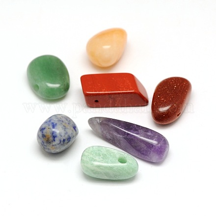Mixed Gemstone Pendants G-J205-13-1