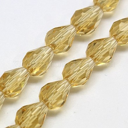 Chapelets de perles en verre EGLA-E010-8x12mm-11-1