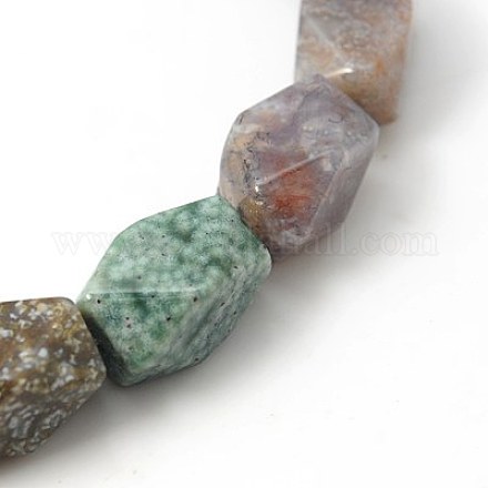 Natural Indian Agate Beads Strands G-G300-9x13mm-02-1