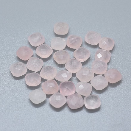 Perlas naturales de cuarzo rosa G-F656-17-1