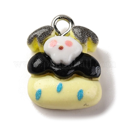 Подвески из непрозрачной смолы на тему хэллоуина RESI-D075-02J-1