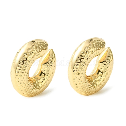 Brass Cuff Earrings for Women EJEW-D094-02G-1