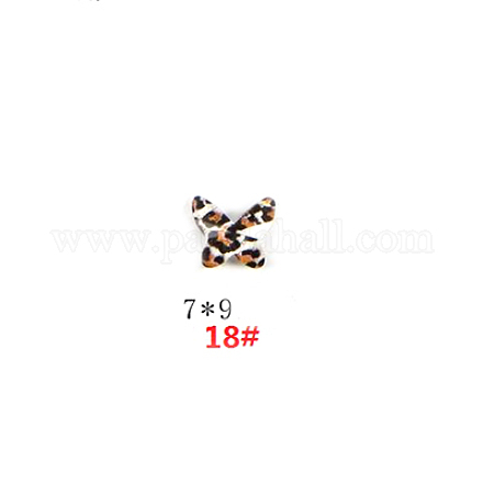Accessories de décoration d'art d'ongle de strass en verre MRMJ-S010-052R-1