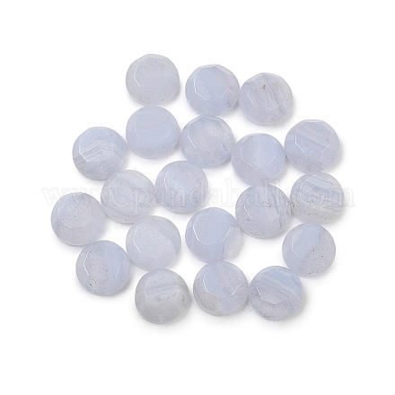 Натуральный голубой агат шнурка кабошоны&nbsp;G-B146-01B-1