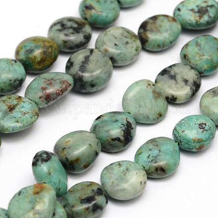 Nuggets Natural African Turquoise(Jasper) Beads Strands G-N0164-18-1