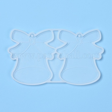 Moules en silicone pendentif bricolage sur le thème de noël DIY-P030-34-1