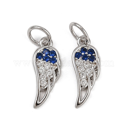 Латунные микро проложить кубического циркония подвески KK-B150-23P-1