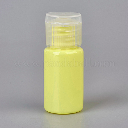 Bottiglie vuote con tappo a scatto in plastica per animali domestici di colore macaron da 10 ml MRMJ-WH0025-A-04-1