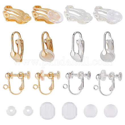 Gold Plated Clip on Earring Screw Backs, Clip on Earring Backs, Non Pierced  Ears, Clip on Findings, Jewellery Making, 15 X 17 Mm 