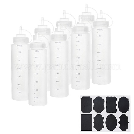 Plastic Squeeze Bottles & Chalkboard Sticker Labels Kits TOOL-PH0017-39-1