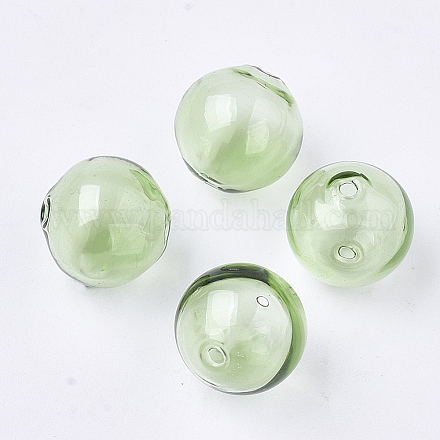 Perlien di vetro soffiato fatto a mano BLOW-T001-32B-05-1