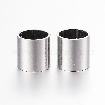304 Stainless Steel Tube Beads X-STAS-P128-14-1