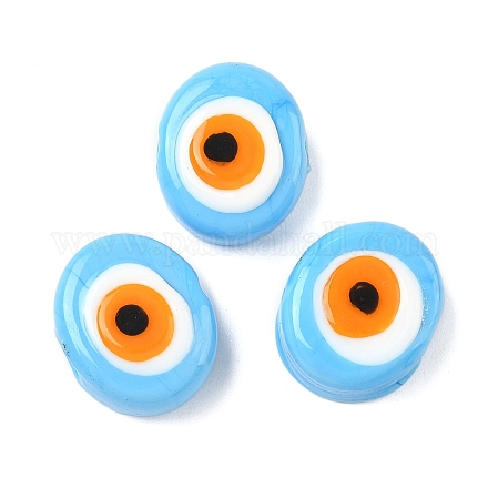 Ручной зло бусины глаз LAMP-G168-02I-1