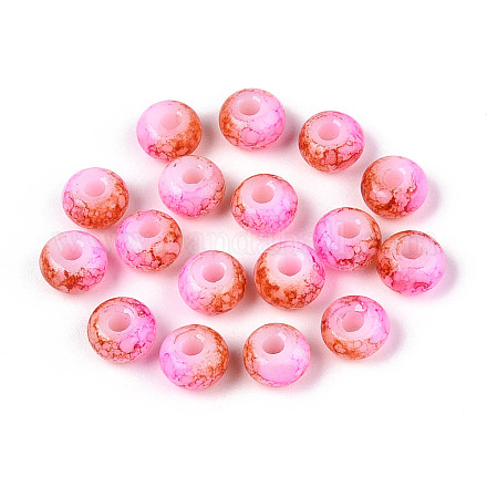 3/0 стеклянные бусины с краской для запекания X1-GLAA-G118-02B-1