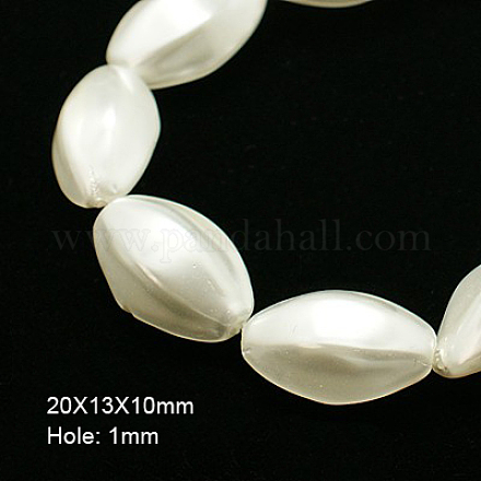 Abalorios de perla de vidrio HY-D239-4-1