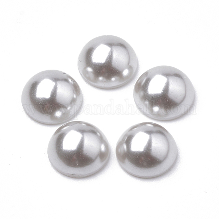 Cabochon di perle finte in plastica ecologica MACR-T012-16mm-04-1