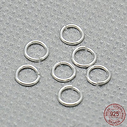 925 anello di salto aperto in argento sterling STER-A005-28-1