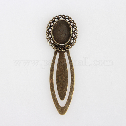 Style tibétain supports signet bronze antique fer PALLOY-N0084-15AB-NF-1