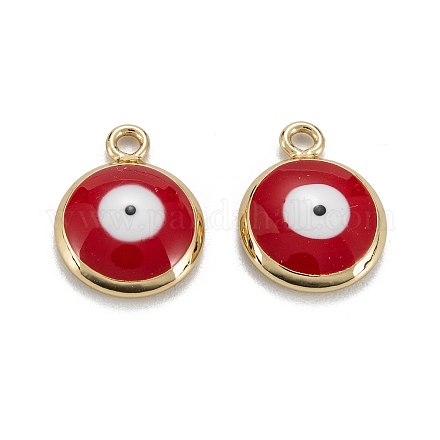 Латунь эмаль подвески KK-C223-16G-04-1