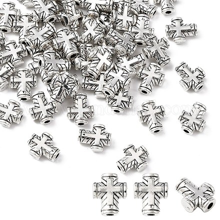 Perlas de aleación de zinc de estilo tibetano TIBEB-YW0001-10-1