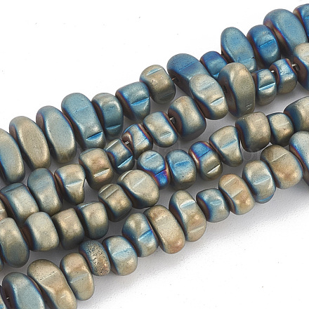 Chapelets de perles en hématite synthétique sans magnétiques G-T061-103H-1