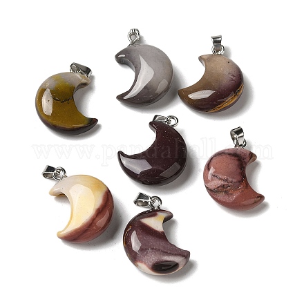 Натуральный mookaite подвески G-H035-01P-06-1
