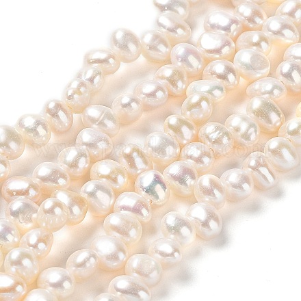 Нити из натурального культивированного пресноводного жемчуга PEAR-J007-66-1