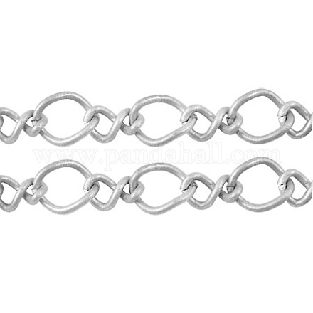 Níquel cadenas hechas a mano de hierro sin las cadenas de madre-hijo X-CHSM018Y-NF-1