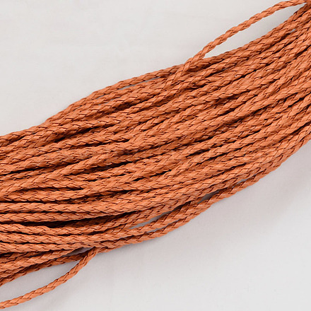 Braided Imitation Leather Cords LC-S005-011-1