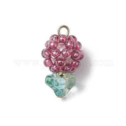 Стеклянные подвески из бисера PALLOY-MZ00593-05-1